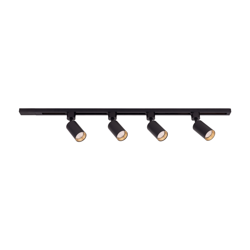 Spot dans le système de rails TRACER 4xGU10/10W/230V 1 m noir