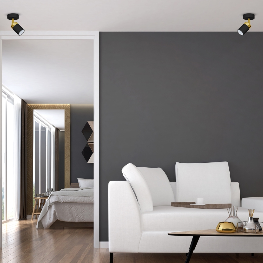 Spot de plafond JOKER 1xGU10/25W/230V noir