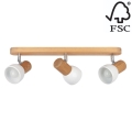 Spot de plafond NEL 3xE27/15W/230V pin - certifié FSC