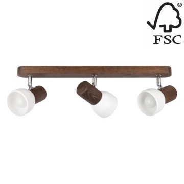 Spot de plafond NEL 3xE27/15W/230V pin - certifié FSC