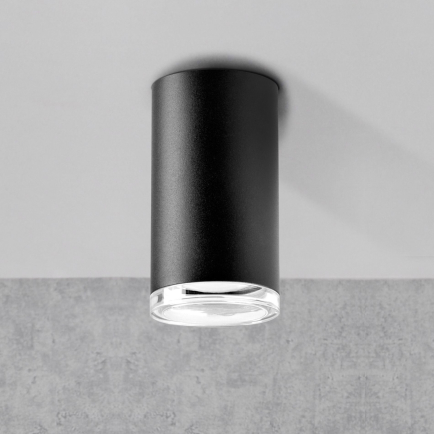 Spot LED RGBW dimmable pour salle de bains TURYN 1xGU10/4,8W/230V 3000K IP44 noir + télécommande