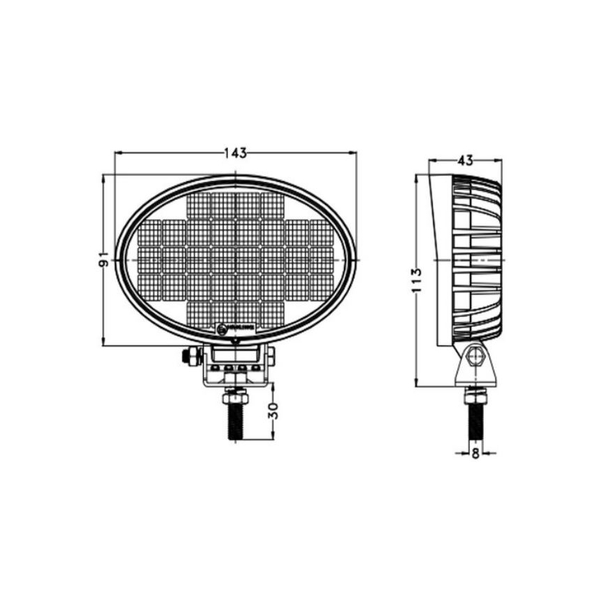 Spot de voiture OSRAM LED/32W/10-30V IP68 5700K