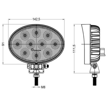 Spot de voiture OSRAM LED/40W/10-30V IP68 5700K