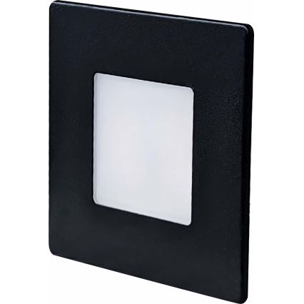 Spot d'escalier extérieur LED/1,7W/230V 3000/4000/6000K IP54 noir