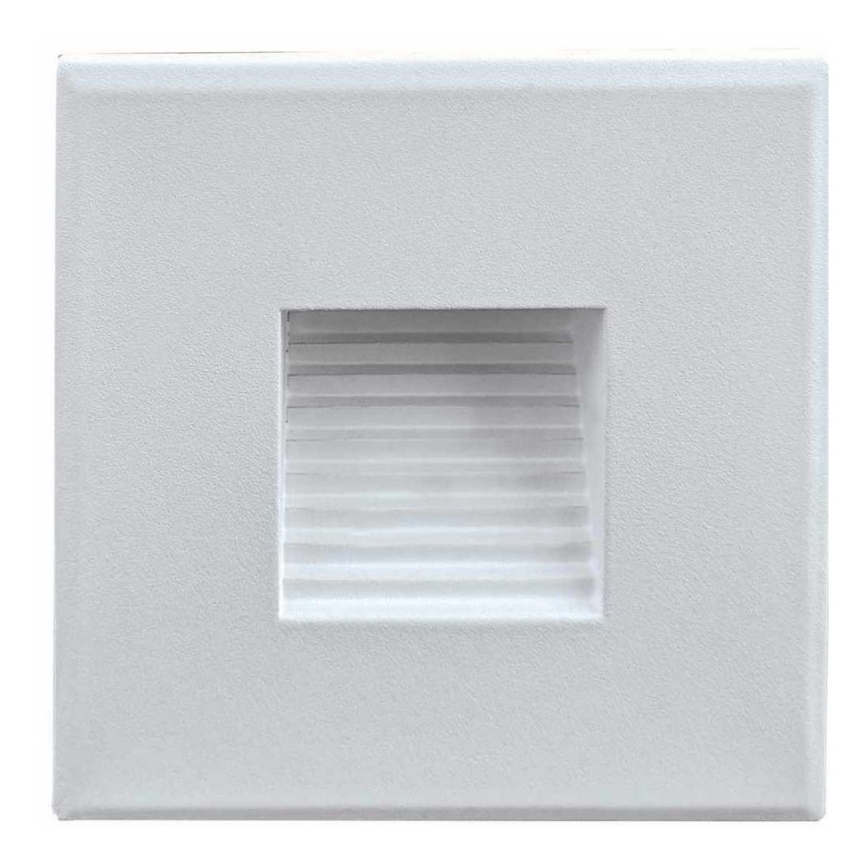 Spot d'escalier LED d'extérieur DECENTLY LED/1,5W/230V 3000/4000/6000K IP44 blanc