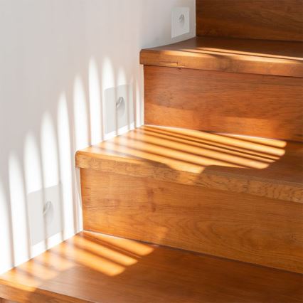 Spot d'escalier LED LED/3W/230V 3000K blanc