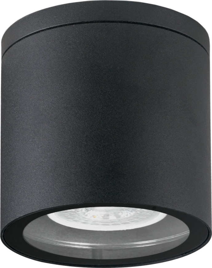 Spot d'extérieur 1xGU10/35W/230V IP54 arrondi noir