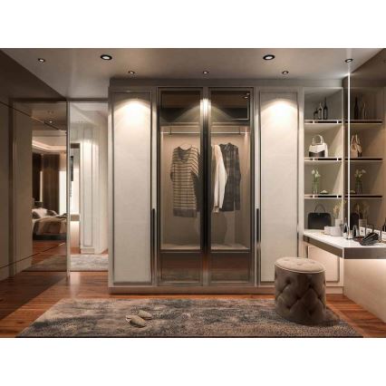 Spot encastrable de salle de bain BONO LED/5W/230V 3000K IP65 noir
