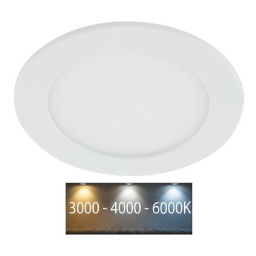 Spot encastrable de salle de bain LED LED/12W/230V 3000/4000/6000K IP44