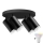 Spot encastrable de salle de bain LED RGBW dimmable TURYN 4xGU10/6,5W/230V 2700-6500K Wi-Fi IP44 noir