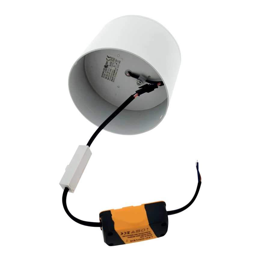 Spot encastrable LED/10W/230V 3000/4000/6400K Ø 12 cm blanc