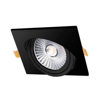 Spot encastrable LED/18W/230V 4000K 11,5x11,5 cm noir