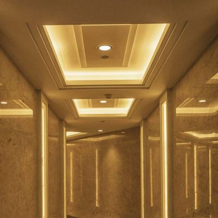 Spot encastrable LED/28W/230V 3000/4000/6400K d. 20 cm blanc