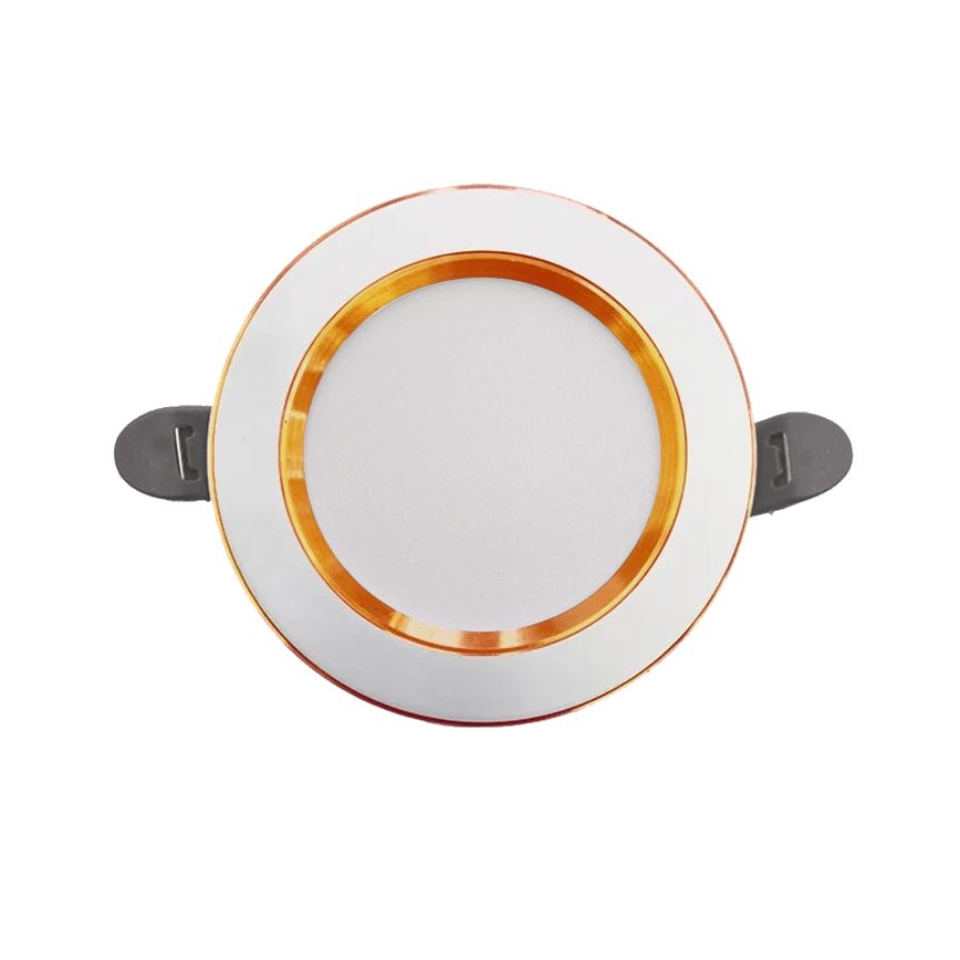 Spot encastrable LED/7,5W/230V 4000K blanc/doré