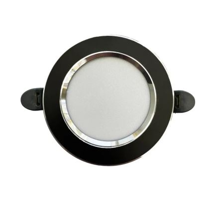 Spot encastrable LED LED/7,5W/230V 4000K noir/argent