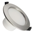 Spot encastrable LED salle de bain LED/10W/230V 4000K argent IP44