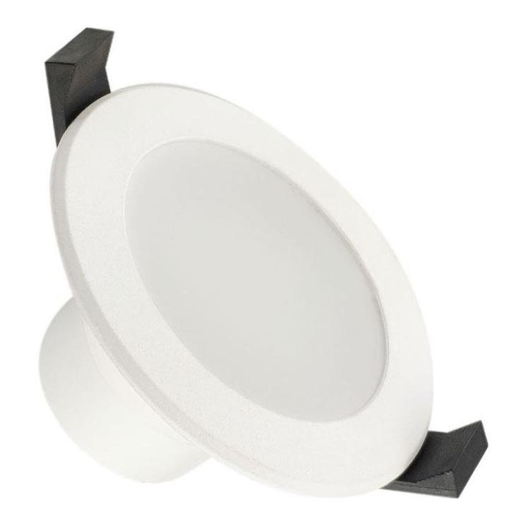 Spot encastrable LED 12W 140° IP65 salle de bain 108 mm extérieur