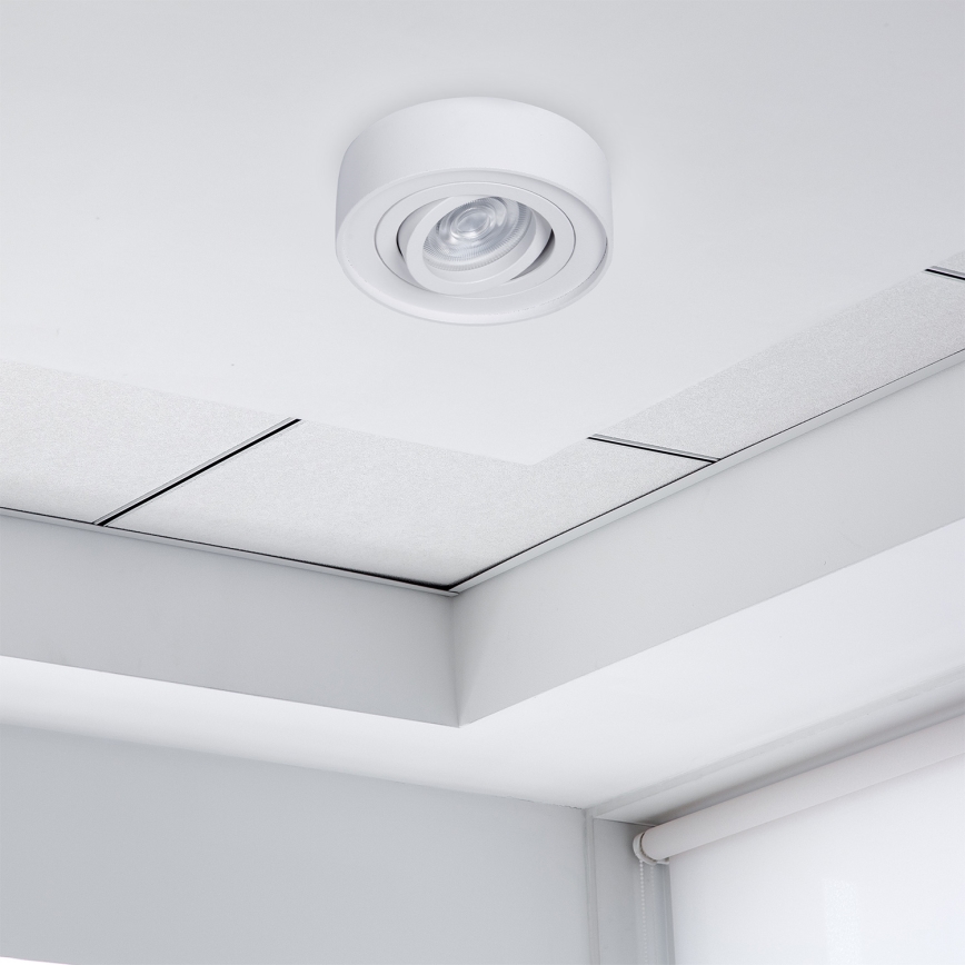 Spot encastrable NUSA 1xGU5,3/MR16/50W/12V arrondi blanc