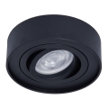 Spot encastrable NUSA 1xGU5,3/MR16/50W/12V arrondi noir