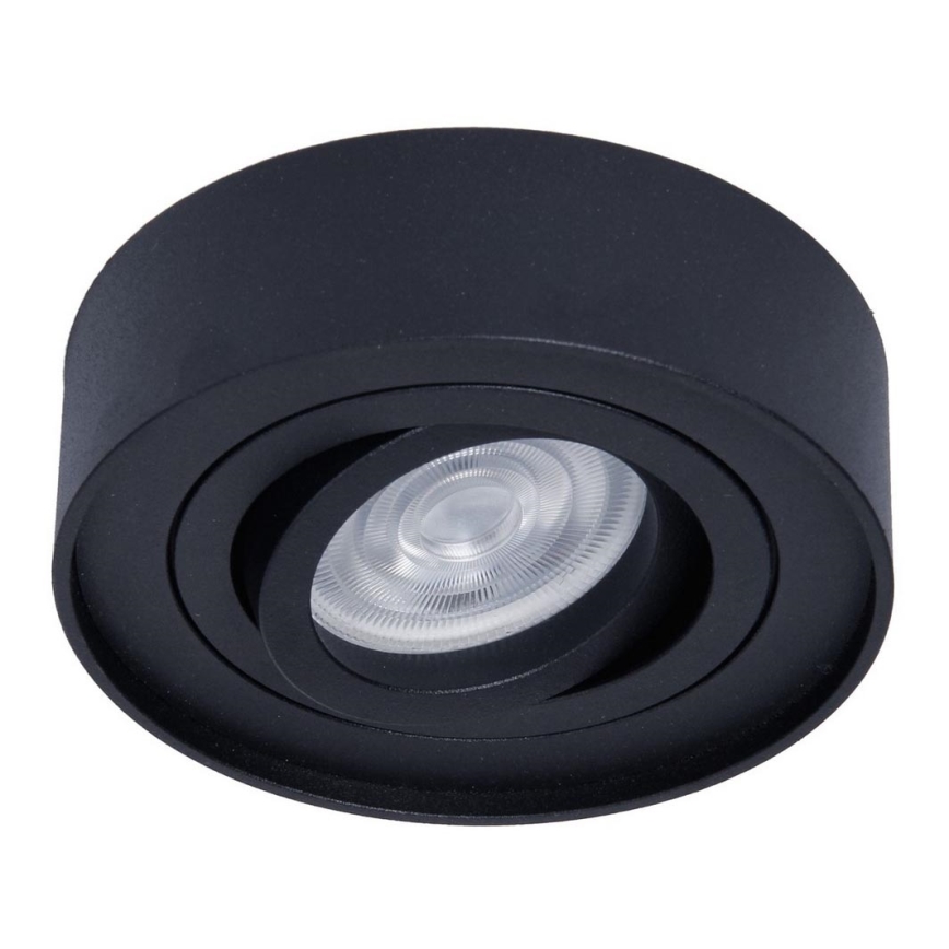 Spot encastrable NUSA 1xGU5,3/MR16/50W/12V arrondi noir