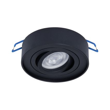 Spot encastrable NUSA 1xGU5,3/MR16/50W/12V arrondi noir