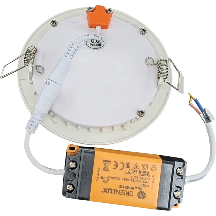 Spot encastrable salle de bain VEGA LED/6W/230V 2800K d. 11,8 cm IP44