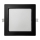Spot encastrable SQUARE LED/12W/230V 4000K 17x17 cm noir