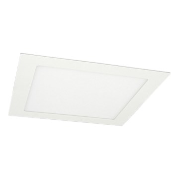 Spot encastrable VEGA LED/18W/230V 2900/3900/5800K 22,5x22,5 cm blanc