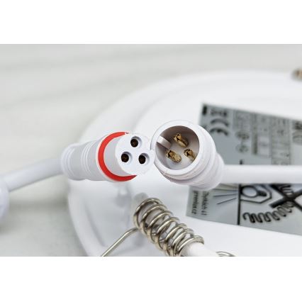 Spot encastrable VEGA LED/24W/230V 2900/3900/5800K d. 30 cm blanc