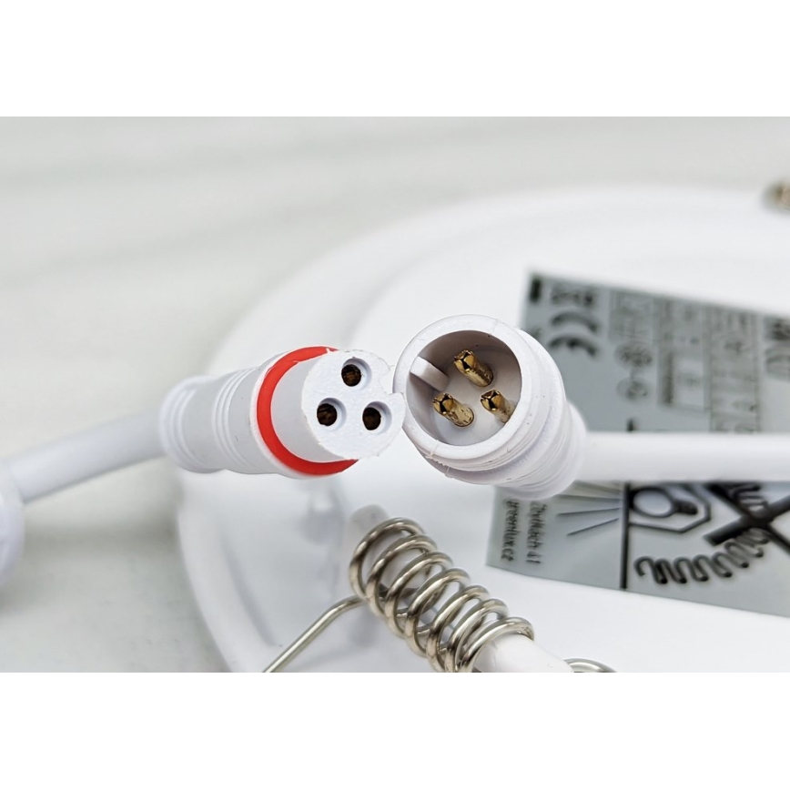 Spot encastrable VEGA LED/24W/230V 2900/3900/5800K d. 30 cm blanc