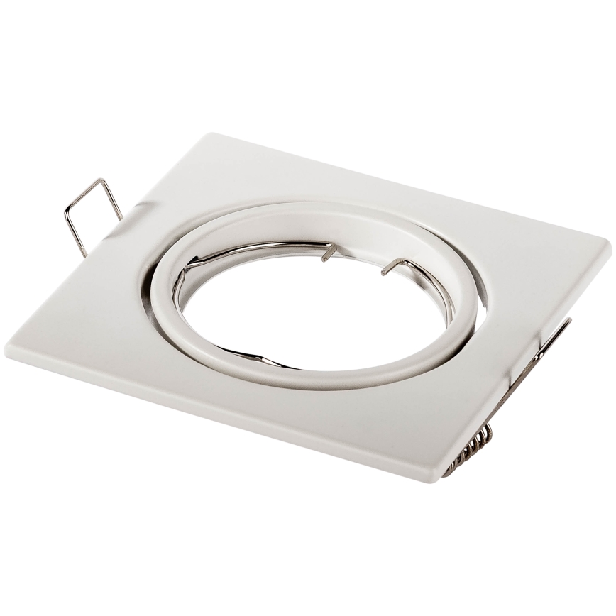 Spot encastré 1xGU10/MR16/10W/230V 9x9 cm blanc