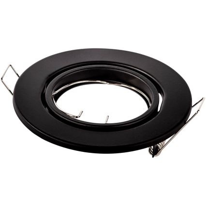 Spot encastré 1xGU10/MR16/10W/230V diam. 9 cm noir