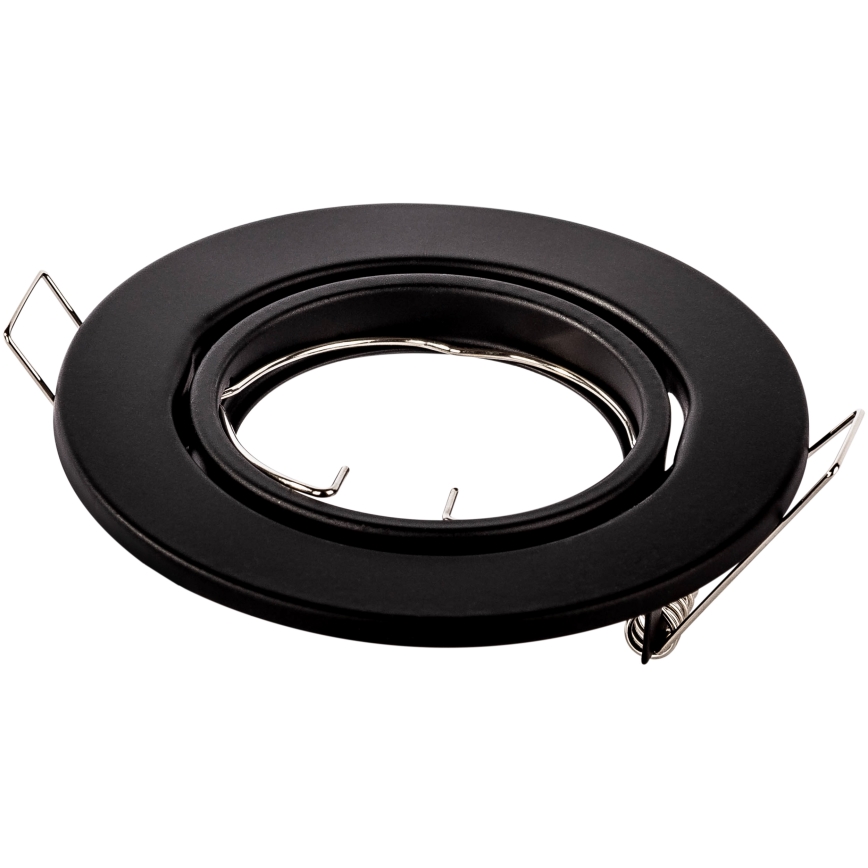 Spot encastré 1xGU10/MR16/10W/230V diam. 9 cm noir