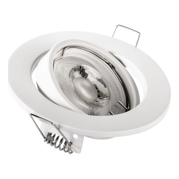 Spot encastré 1xGU10/MR16/10W/230V Ø 9 cm blanc