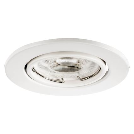 Spot encastré 1xGU10/MR16/10W/230V Ø 9 cm blanc
