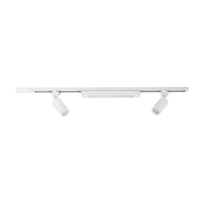 Spot encastré LED dans le système de rail TRACER 2xGU10/10W/230V + LED/20W 1 m blanc