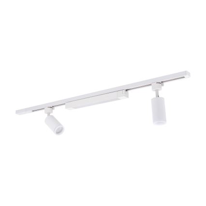 Spot encastré LED dans le système de rail TRACER 2xGU10/10W/230V + LED/20W 1 m blanc
