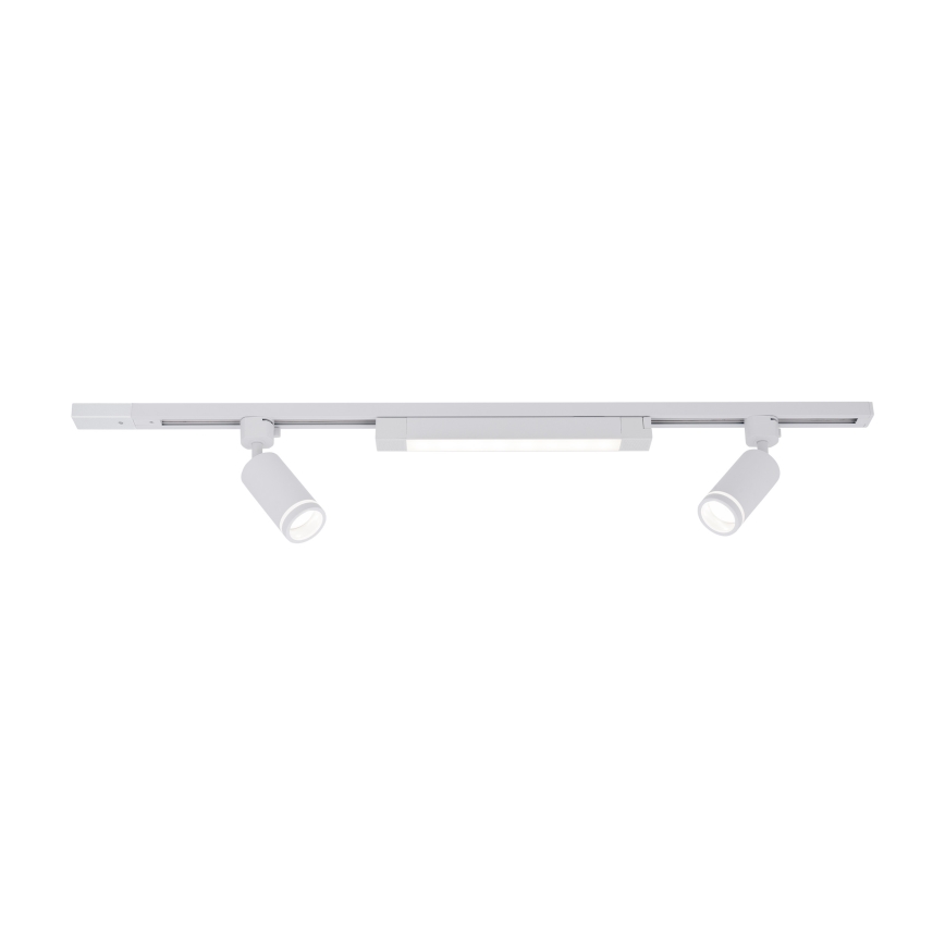 Spot encastré LED dans le système de rail TRACER 2xGU10/10W/230V + LED/20W 1 m blanc