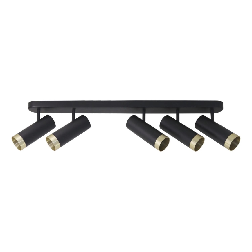 Spot FADO 5xGU10/10W/230V zwart