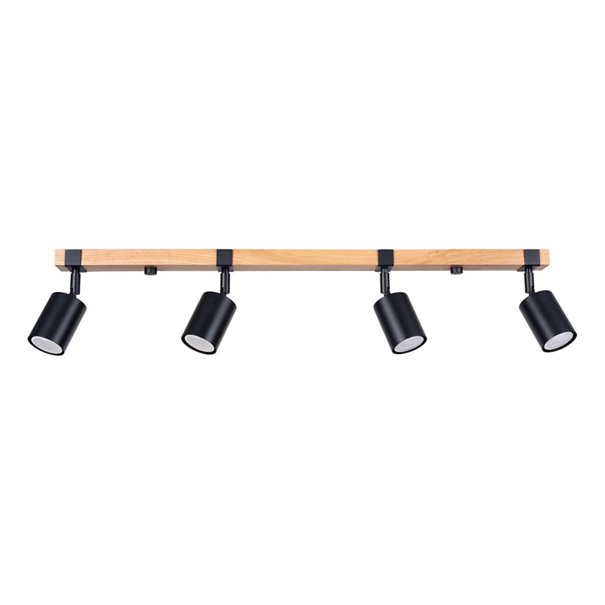 Spot FAGER 4xGU10/10W/230V zwart