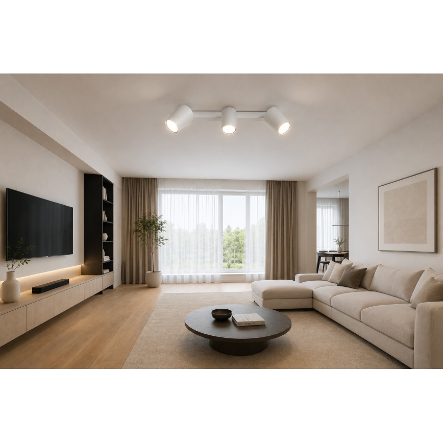 Spot FAMA 3xGU10/30W/230V blanc