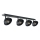 Spot FAUN 4xE27/60W/230V zwart