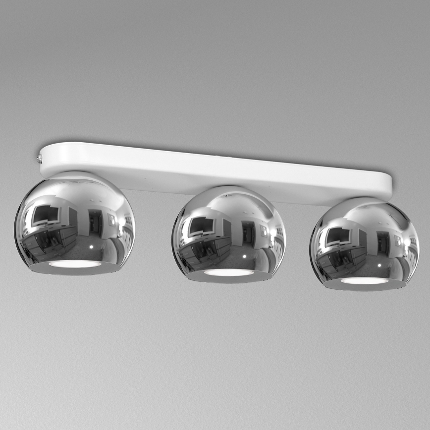 Spot GALAXY 3xGU10/8W/230V blanc/chrome brillant