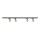 Spot in een rail systeem VOLF 4xGU10/10W/230V goud/zwart