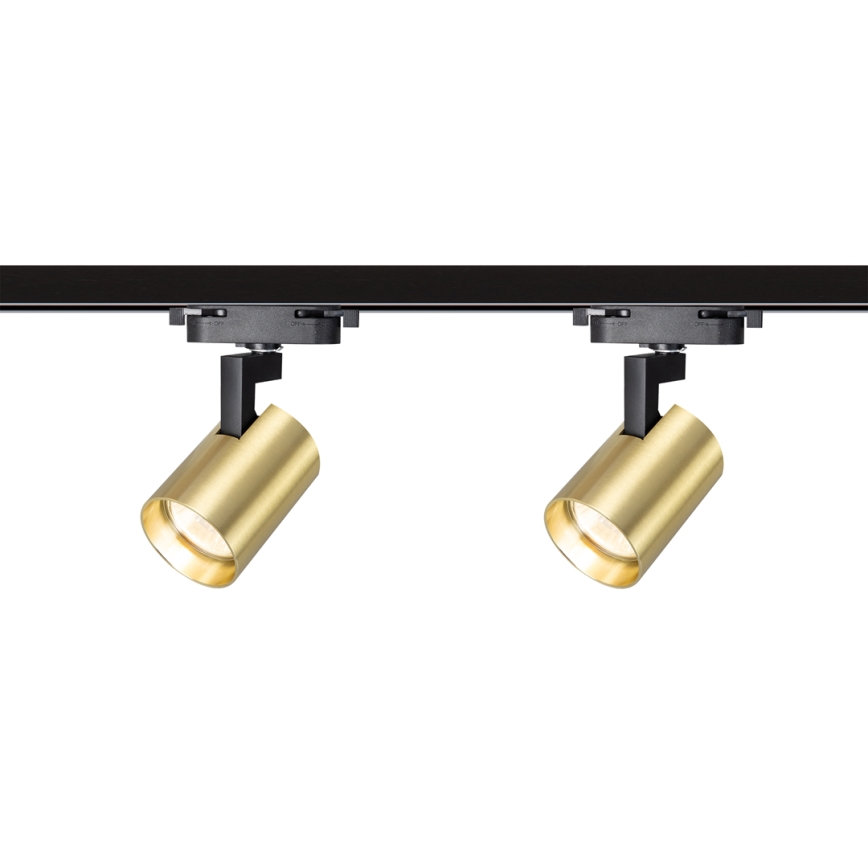 Spot in een rail systeem VOLF 4xGU10/10W/230V goud/zwart