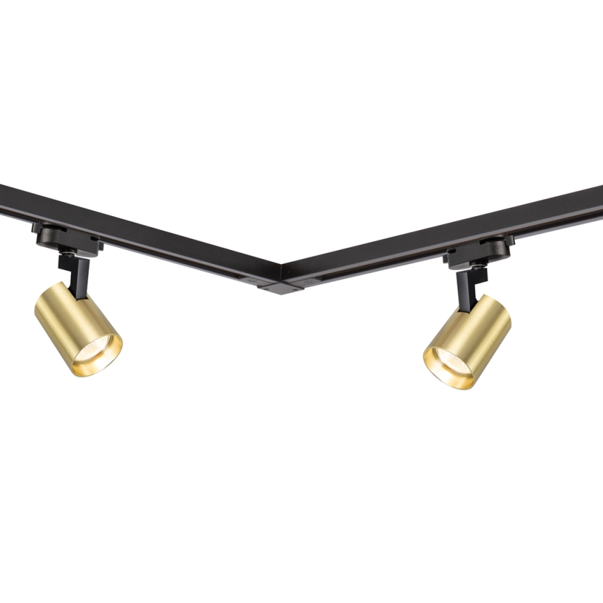 Spot in een rail systeem VOLF 4xGU10/10W/230V goud/zwart