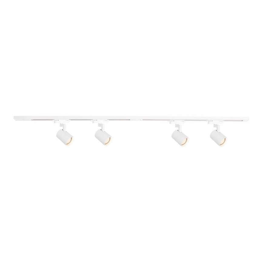 Spot in een rail systeem VOLF 4xGU10/10W/230V wit