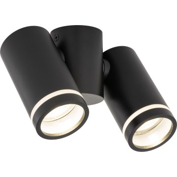 Spot JET LOT 2xGU10/10W/230V noir