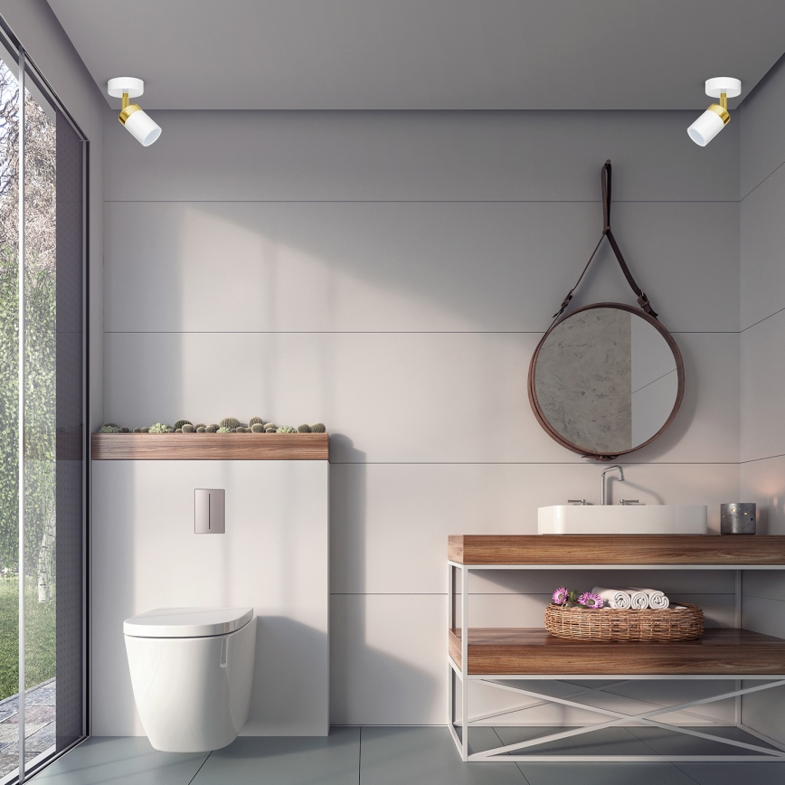 Spot JOKER 1xGU10/25W/230V blanc/doré