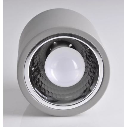 Spot JUPITER 1xE27/20W/230V diameter 13 cm grijs